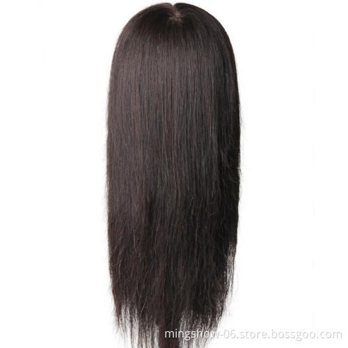 Mannequin Head With Human Hair 100% Hairdressing Head For Hairstyles Professional Styling Head With Natural Hair Doll